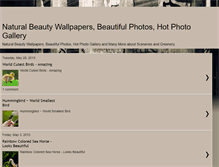 Tablet Screenshot of naturalbeautywallpapers.blogspot.com