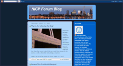 Desktop Screenshot of nigpforum.blogspot.com