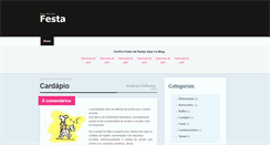 Desktop Screenshot of dicasparafesta.blogspot.com