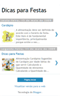 Mobile Screenshot of dicasparafesta.blogspot.com