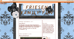 Desktop Screenshot of friesenfamilyfun.blogspot.com