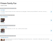 Tablet Screenshot of friesenfamilyfun.blogspot.com
