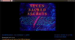 Desktop Screenshot of 7sacredsecrets.blogspot.com