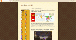 Desktop Screenshot of apellidoolaiz.blogspot.com