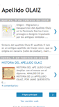 Mobile Screenshot of apellidoolaiz.blogspot.com