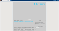 Desktop Screenshot of e-buyworld.blogspot.com