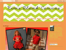 Tablet Screenshot of kimsblankcanvas.blogspot.com