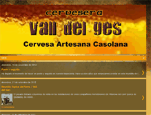 Tablet Screenshot of cerveseravalldelges.blogspot.com