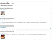 Tablet Screenshot of monkeybuspass.blogspot.com