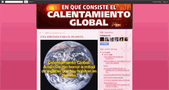 Desktop Screenshot of elcalentamientoglobal-doreana.blogspot.com