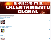 Tablet Screenshot of elcalentamientoglobal-doreana.blogspot.com