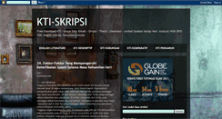 Desktop Screenshot of karyatulisilmiah-skripsi.blogspot.com