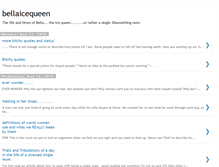 Tablet Screenshot of bellaicequeen.blogspot.com