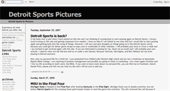 Desktop Screenshot of detroitsportspictures.blogspot.com