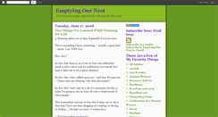 Desktop Screenshot of emptyingournest.blogspot.com