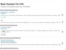 Tablet Screenshot of bookstamper.blogspot.com