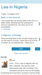 Mobile Screenshot of leainnigeria.blogspot.com