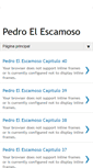 Mobile Screenshot of pedroelescamosocapitulo.blogspot.com