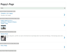 Tablet Screenshot of poppypage.blogspot.com