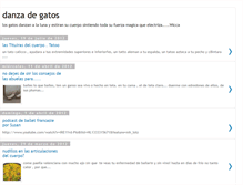 Tablet Screenshot of danzadegatos.blogspot.com