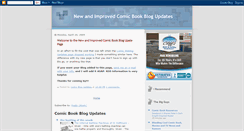 Desktop Screenshot of comicblogupdates.blogspot.com