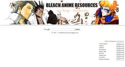 Desktop Screenshot of onlinebleachresource.blogspot.com