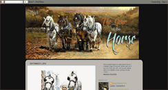 Desktop Screenshot of cedarknolldrafthorses.blogspot.com