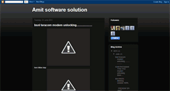 Desktop Screenshot of amitsoftwaresolution.blogspot.com
