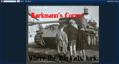 Desktop Screenshot of barkmannscorner.blogspot.com