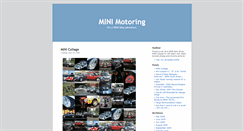 Desktop Screenshot of minimotoring.blogspot.com