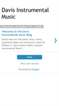 Mobile Screenshot of davisinstrumentalmusic.blogspot.com