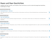 Tablet Screenshot of haare-frisuren.blogspot.com