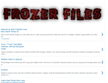 Tablet Screenshot of frozer-files.blogspot.com