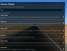 Tablet Screenshot of kamus-mimpi.blogspot.com