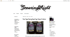 Desktop Screenshot of growingitright.blogspot.com