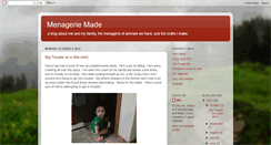 Desktop Screenshot of menageriemade.blogspot.com
