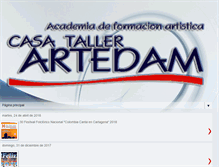 Tablet Screenshot of casatallerartedam.blogspot.com