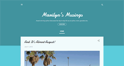 Desktop Screenshot of marilynmeredith.blogspot.com