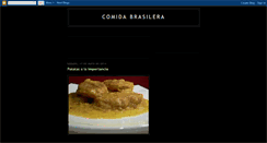 Desktop Screenshot of comidabrasilera.blogspot.com