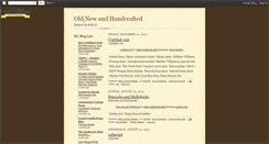 Desktop Screenshot of oldnewandhandcrafted.blogspot.com