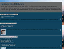 Tablet Screenshot of heritagechef.blogspot.com