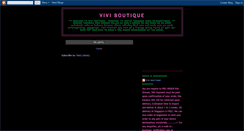 Desktop Screenshot of boutiquevivi.blogspot.com