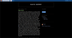 Desktop Screenshot of havisberry.blogspot.com