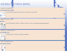Tablet Screenshot of iglesiaevangelicabautistabetel.blogspot.com