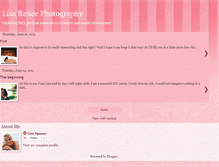 Tablet Screenshot of lisareneephotography.blogspot.com