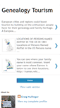 Mobile Screenshot of genealogytourism.blogspot.com