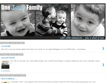 Tablet Screenshot of onesassyfamily.blogspot.com