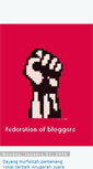Mobile Screenshot of federationofbloggers.blogspot.com