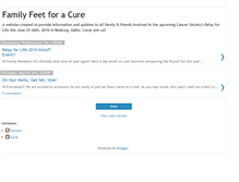 Tablet Screenshot of familyfeet4acure.blogspot.com