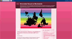 Desktop Screenshot of diversidadsexualenmovimiento.blogspot.com